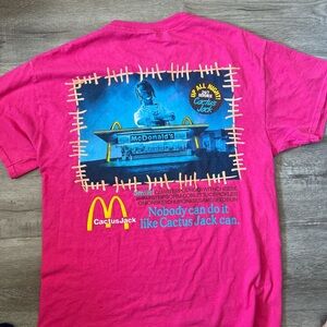 Pink Vintage Travis Scott shirt size M